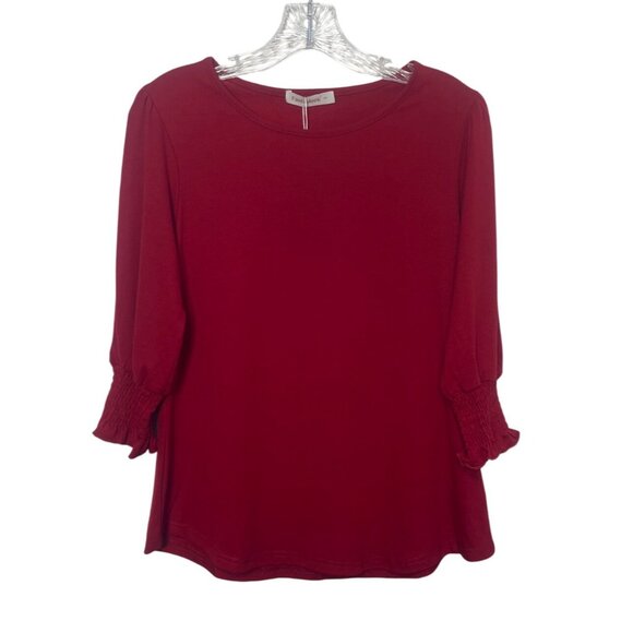 Fantaslook Blouse Shirt Womens Small Red New - Picture 1 of 10